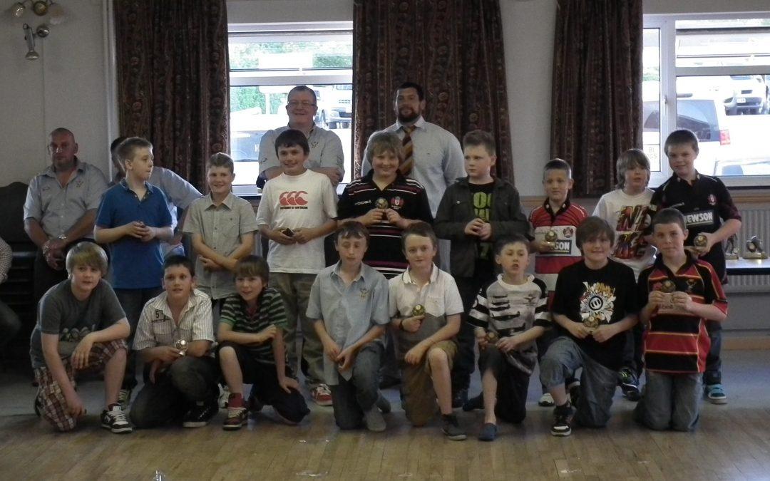 Under 11’s / Under 12’s celebrate the season